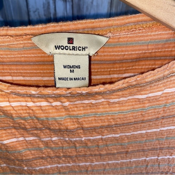 Woolrich Orange Cropped Stretch Tee - Picture 4 of 4